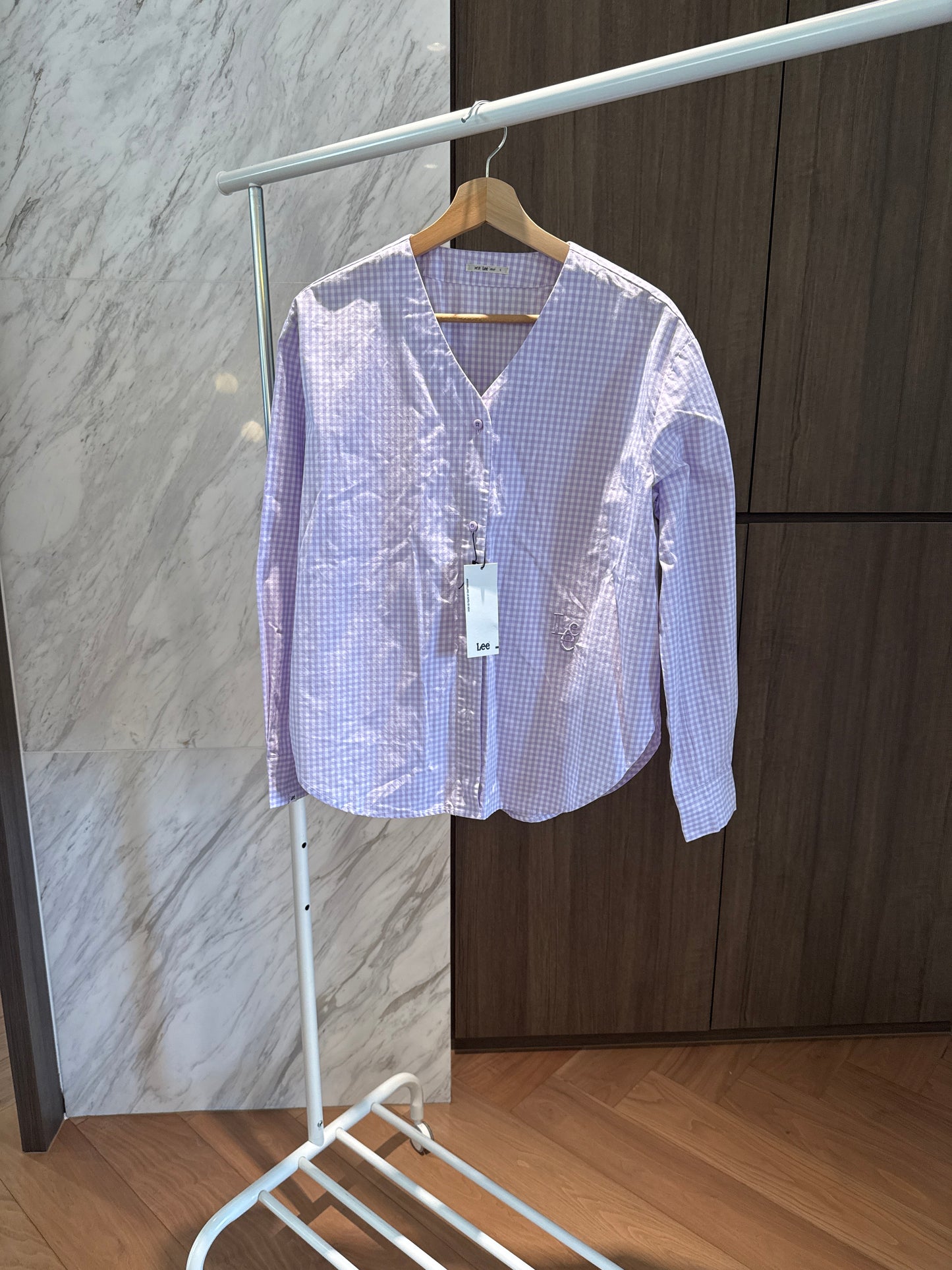 Lee Oversized Flannel Shirt (S)