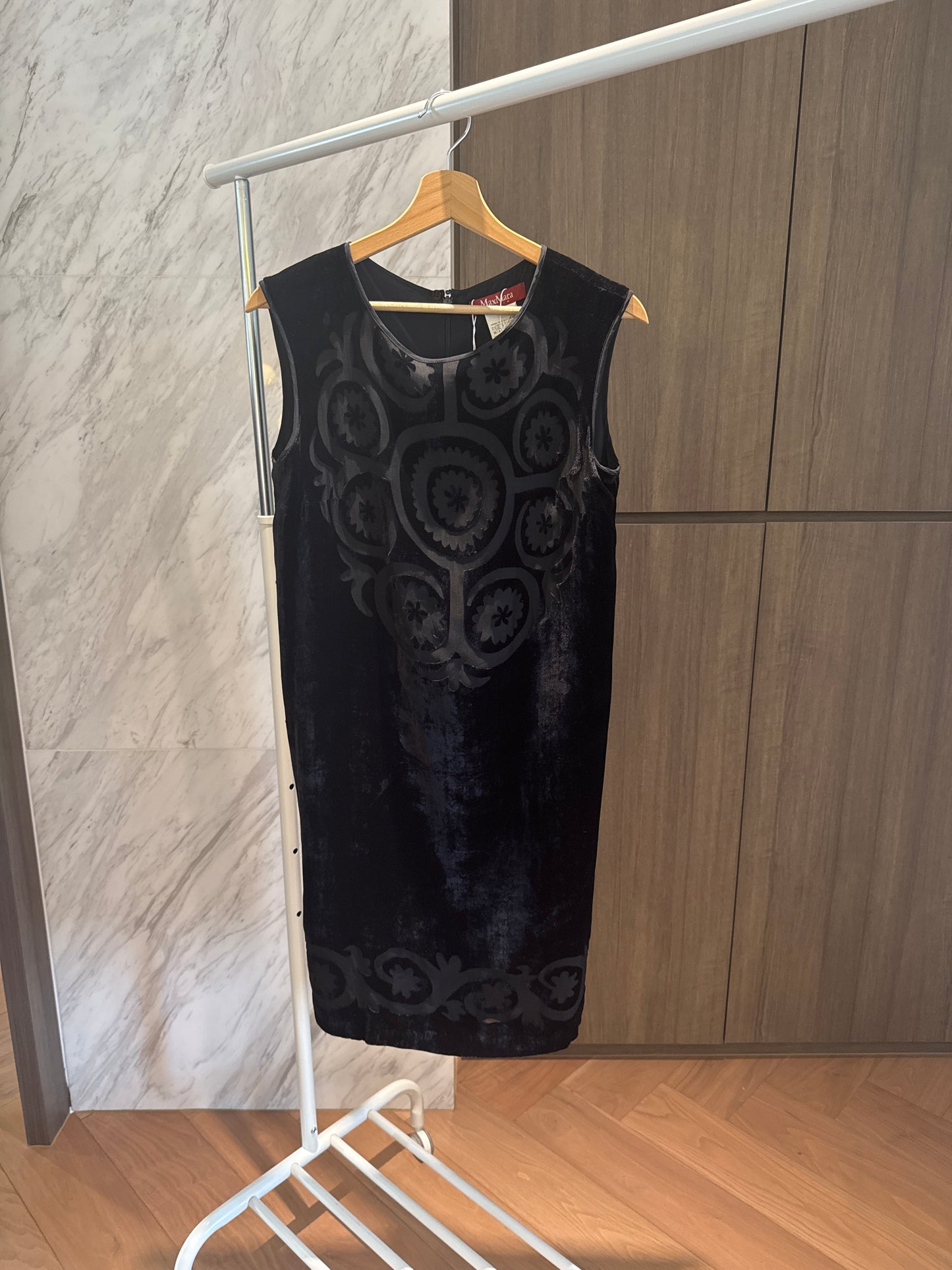 Max Mara Velvet Dress (6)