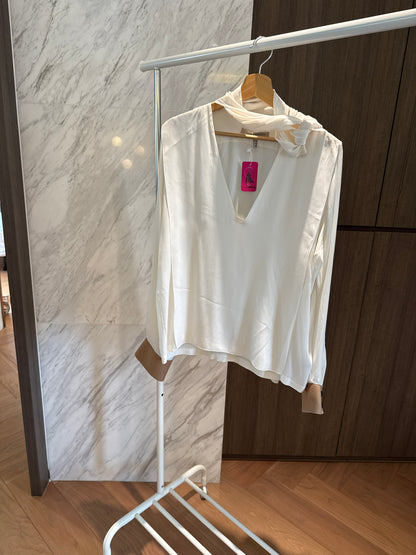 Victoria Beckham Scarf Button Down (10)