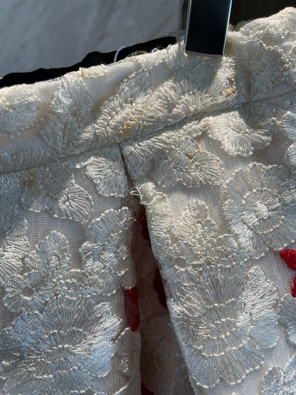 Desigual Heavy Floral Skirt (38)