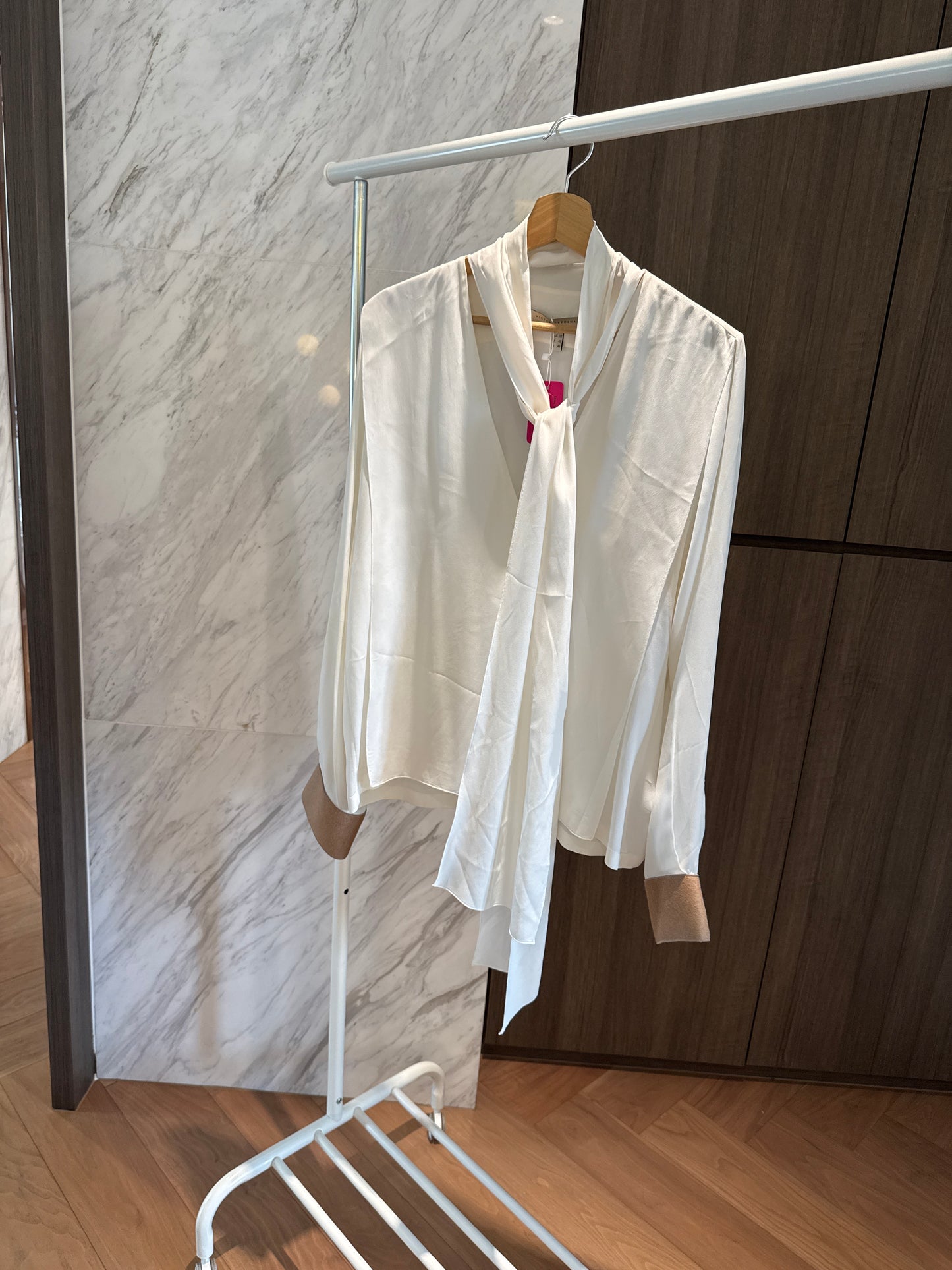 Victoria Beckham Scarf Button Down (10)
