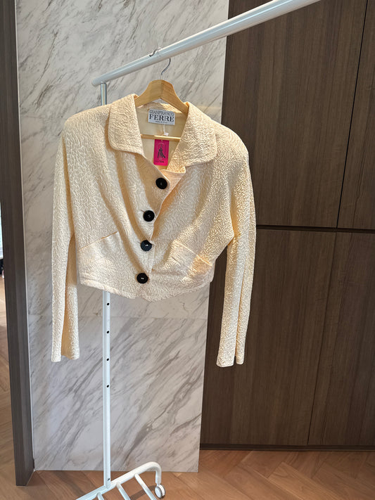 Gianfranco Ferreira Crop Blazer (M)